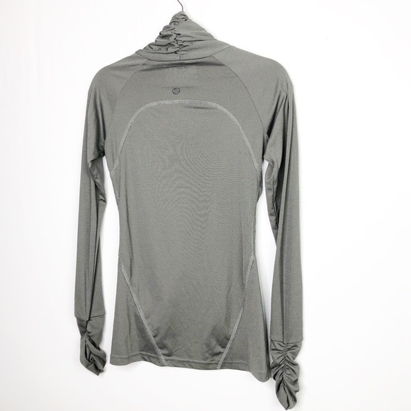 Orb Gray athletic long sleeve top - Picture 8 of 12